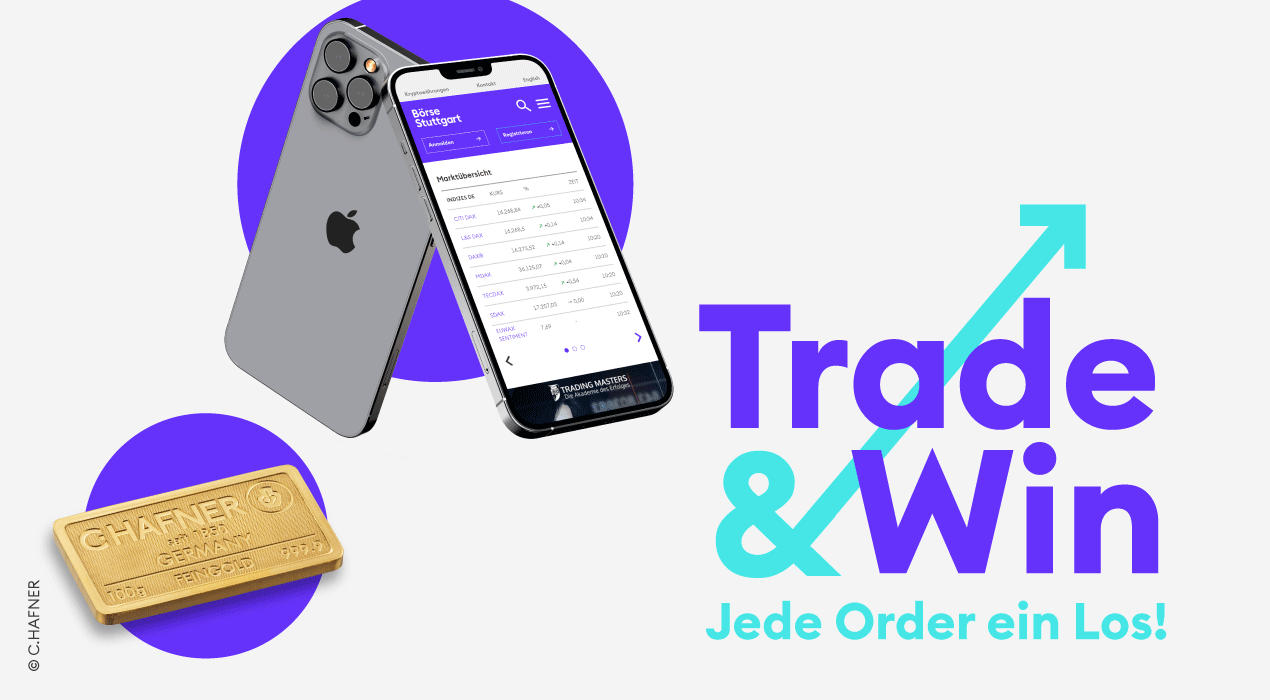Trade & Win: Jede Order ist ein Los!