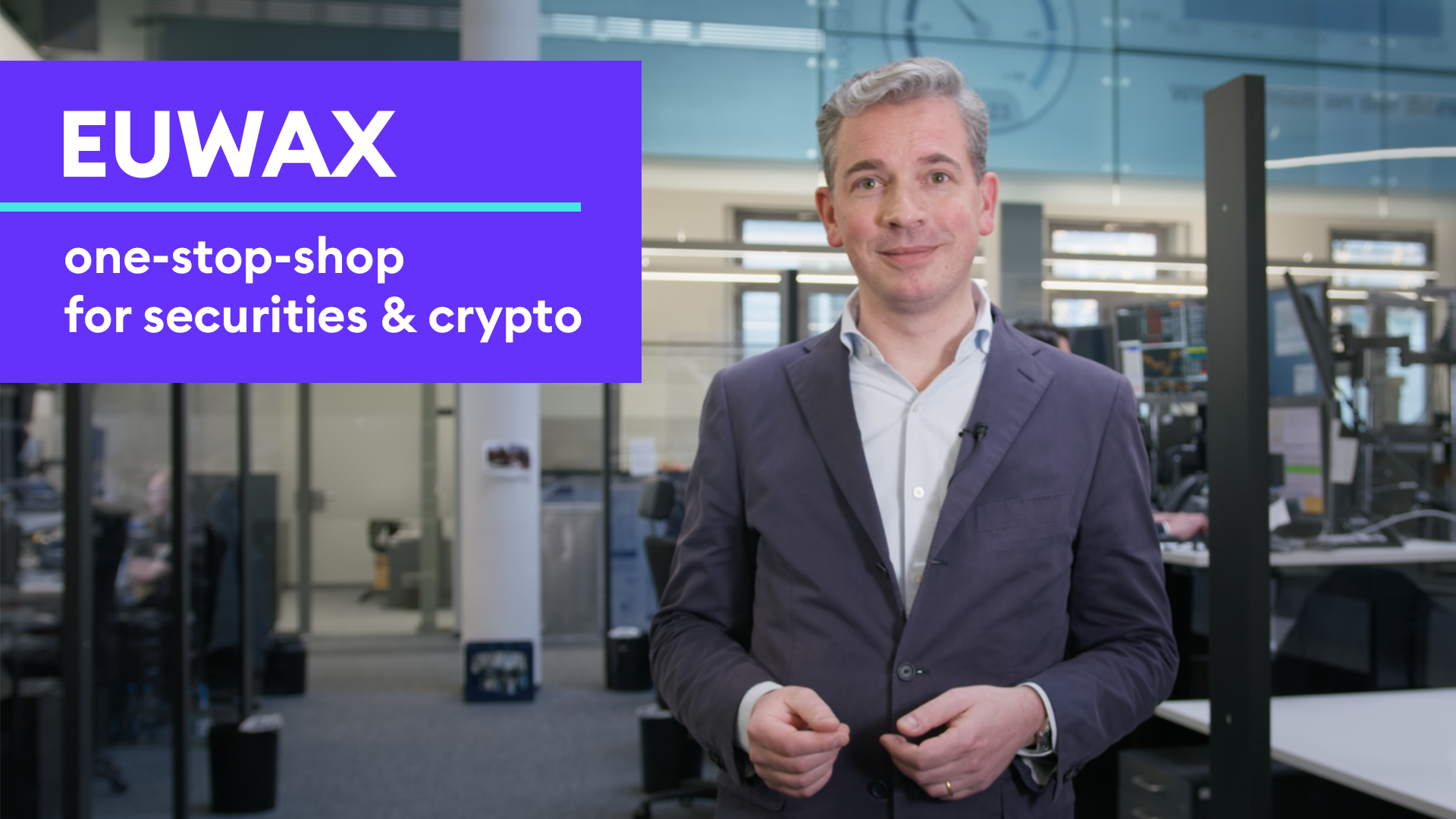 Our CEO talks about EUWAX as a one-stop-shop for capital markets and crypto